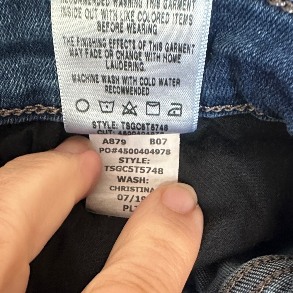 Joe's Jeans Dark Blue Skinny Jeans - Picture 6 of 6